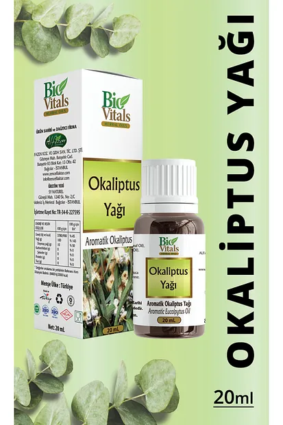OKALİPTUS YAĞI20 ML  BİOVİTALS